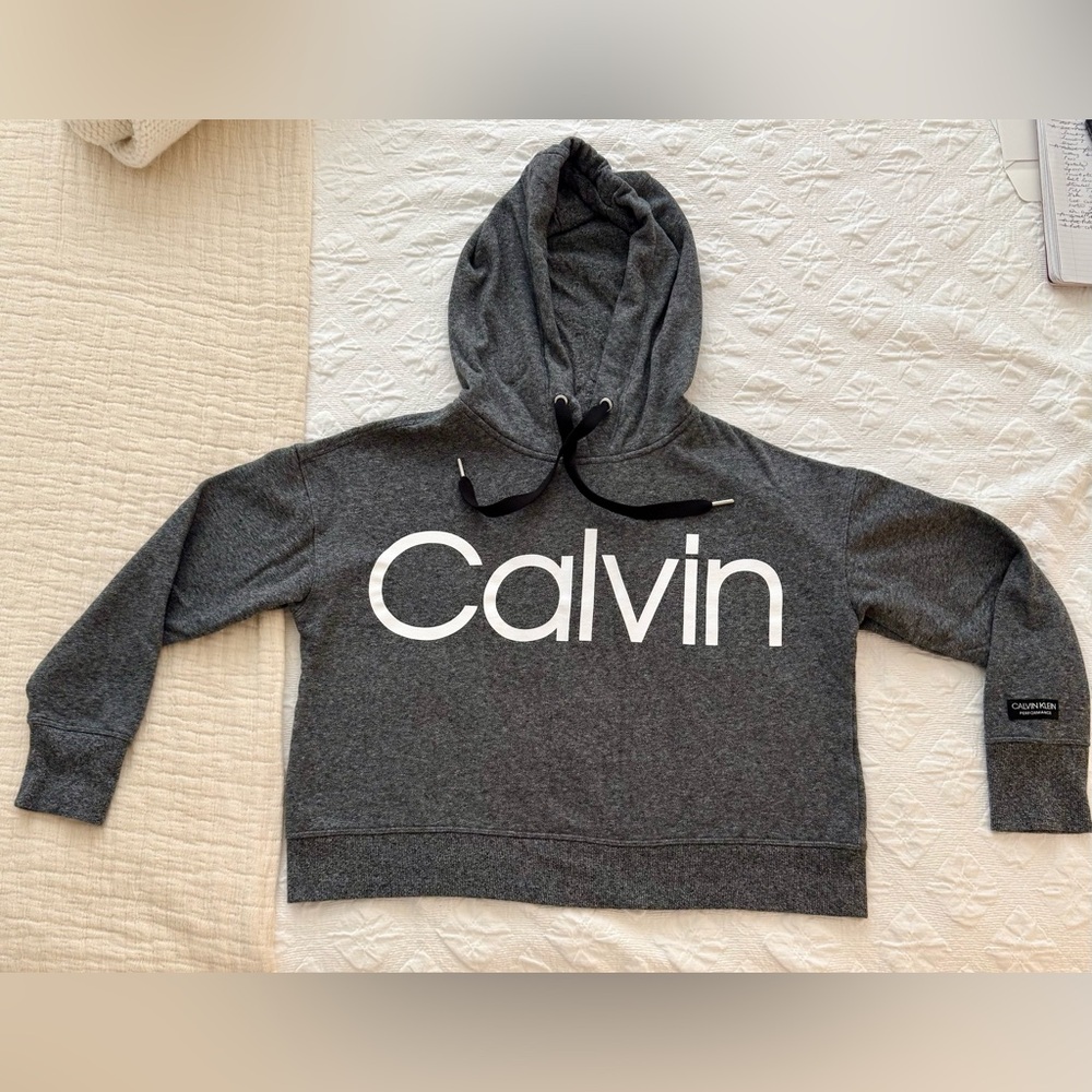 Calvin Klein Vintage Gray Hoodie